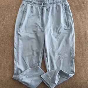 Women’s Zuda Pull On Drawstring Capris/Crop Size XSP ~ Blue